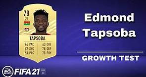 Edmond Tapsoba growth test - FIFA 21