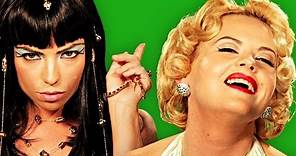 Epic Rap Battles Of History - Behind the Scenes Cleopatra vs Marilyn Monroe