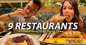 🍽 Probamos los RESTAURANTES del HARD ROCK Hotel PUNTA CANA | ¿Cuál fue nuestro favorito?