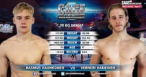 CAGE 59: Vauhkonen vs Hakkinen (Complete MMA Fight)