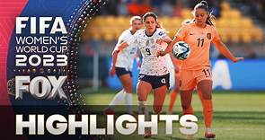 United States vs. Netherlands Highlights | 2023 FIFA Women's World Cup