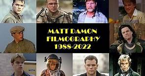 Matt Damon: Filmography 1988-2022