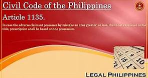Civil Code of the Philippines, Article 1135