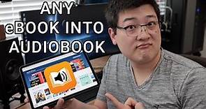 Make Any eBook an Audiobook on iPad or iPhone