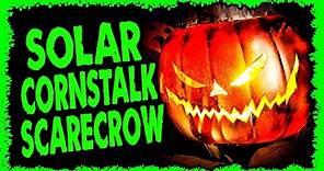 Solar Yard Lantern Scarecrow cornstalk Halloween scarecrow DIY traditional Halloween decoration