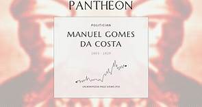 Manuel Gomes da Costa Biography - Portuguese president and politician