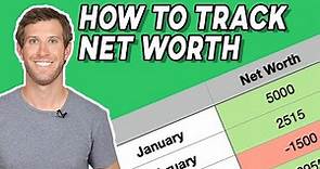 How to Track Your Net Worth | FREE SPREADSHEET