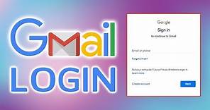 How to Login to www.Gmail.com, Sign In Gmail Tutorial Video (Step by Step)