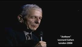 Leonard Cohen - Anthem (w/lyrics) London 2008