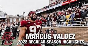 Marcus Valdez 2022 Regular Season Highlights | Boston College DL