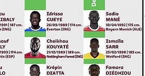 Mundial Catar 2022, Senegal: Nomina Oficial de 26 jugadores