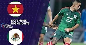 Suriname vs. Mexico: Extended Highlights | CONCACAF Nations League | CBS Sports Golazo