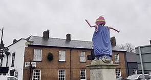Festive pranksters turn 160-year-old statue of Lord John Scott into a TROLL
