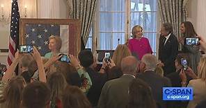 Secretary of State Clinton Portrait Unveiling Ceremony