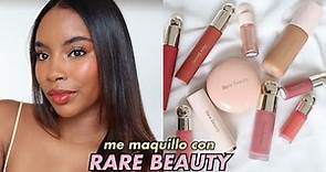 Me maquillo con Rare Beauty by Selena Gomez! maquillaje en piel morena