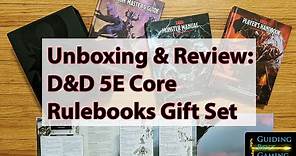 Unboxing & Review: D&D 5e Core Rulebooks Gift Set