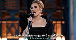 Adele - Skyfall // Lyrics + Español [One Night Only]