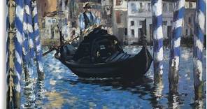 Amazon.com: Edouard Manet Navegando en el Gran Canal de Venecia Azul Impresionismo Realismo Pintor Artista Mundial Clásico Retro Obra Arte Paisaje Carteles Estética Oficina Casa Decoración de pared y pintura creativa Dec
