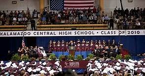 President Obama Gives Commencement Address at Kalamazoo Central High School