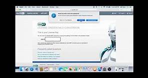 How to Activate ESET Cyber Security 6.1 with a Username and Password