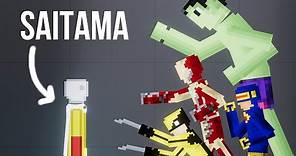 Saitama vs Marvel Heroes New Update [Zebra Gaming TV] People Playground