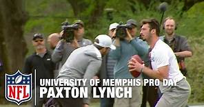 Paxton Lynch (Memphis, QB) Shows Off Arm Strength! | Pro Day Highlights | NFL