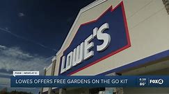 Lowe's to offer free gardens-to-go kits every Thursday beginning April 8