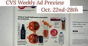 CVS Weekly Ad Preview For Oct. 22-28th| CVS Weekly AD