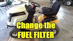 Cub Cadet - How to Change the Fuel Filter