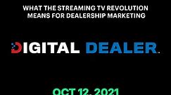 KEYNOTE: What the Streaming TV Revolution Means for Dealership Marketing - Self-Service