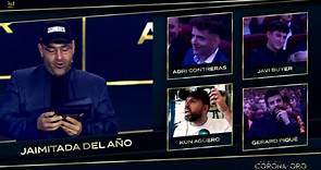 Gerard Piqué se lleva el 'Premio Jaimitada' en la gala de la Corona de Oro