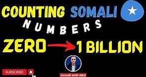 Counting Somali Numbers 0 to 1 Billion | Somali for Beginners