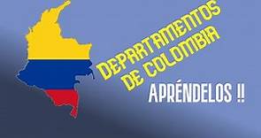 Los 32 departamentos de COLOMBIA!! 🌎🇨🇴 🇨🇴 y sus CAPITALES