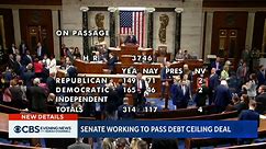 Senate working to pass debt ceiling deal