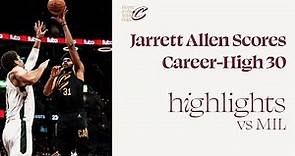 Jarrett Allen Highlights vs Bucks | 12.29.2023