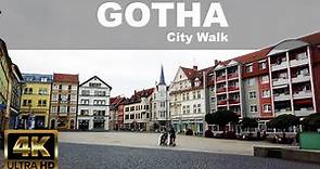 GOTHA City Walk | 4K UHD | ⛅ | 🇩🇪 | GERMANY