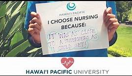 I Choose Nursing Because...