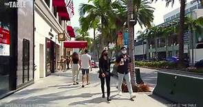 Walking Beverly Hills, Rodeo Drive, Luxury Shopping Street, Los Angeles, California, USA, Travel, 4K