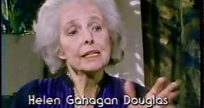 Helen Gahagan Douglas--1979 TV Interview, "She"