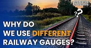 Why do most countries use different railway gauges?