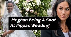 Meghan Playing Look At Me At Pippa Middletons Wedding