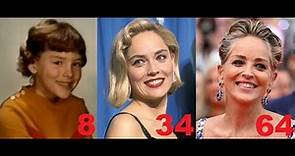 Sharon Stone from 0 to 64 years old