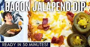 EASY Baked Jalapeno Popper Dip Recipe