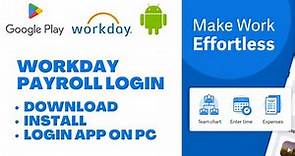 Workday Payroll Login: How to Download, Install, Login APP on PC ⏬👇