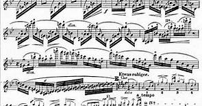Joachim, Joseph 1st violin concerto (begin)