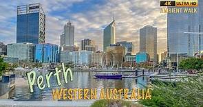Perth City Centre, Western Australia - 4K Ambient Walk