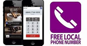 How to Get a FREE LOCAL PHONE NUMBER on iPhone, iPod, iPad