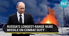 Russia Puts Nuclear-Capable Sarmat Missile on Combat Duty; Putin's Deadly Deterrent For NATO