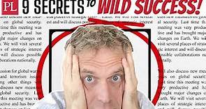Peter Leeds Explains the 9 Wild Success Secrets He Uses in Life