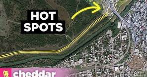 The Most-Crossed Spots on the US-Mexican Border